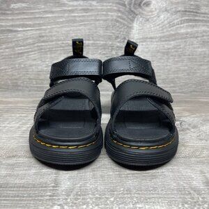 Dr. Martens Vossie J Sandals Girls Size 12 Black Toddler Little Kids